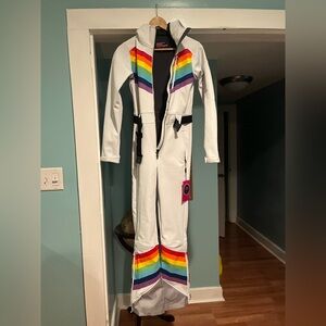 OOSC Women's Rainbow Road Ski Suit Size Small